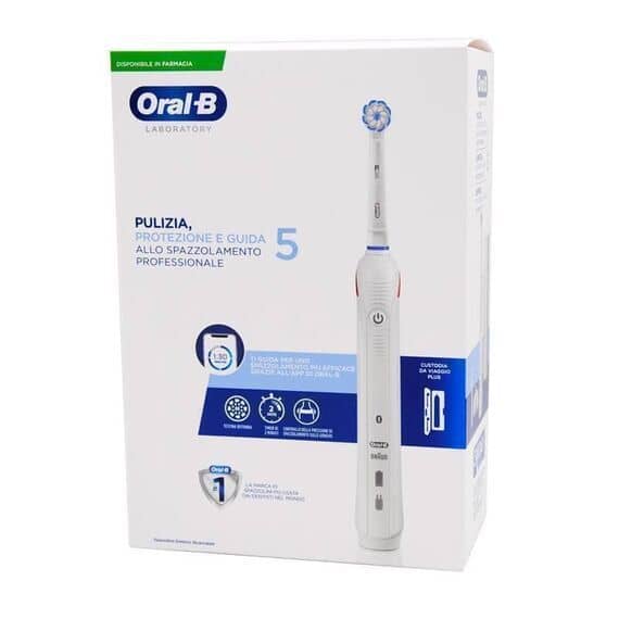 Oral-b Braun Pro 5 Laboratory Spazzolino Elettrico Pulizia Protezione e Guida Allo Spazzolamento Professionale 5 | Acquista Online su Farmaclick
