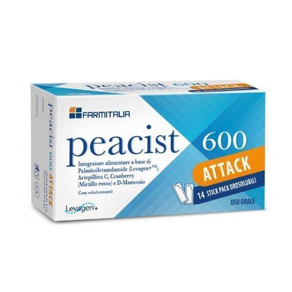 Peacist 600 Attack 14 Stick Pack Orosolubili | Acquista Online su Farmaclick