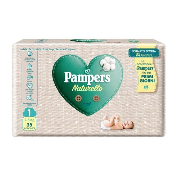 Pampers Naturello Newborn 35 Pezzi | Acquista Online su Farmaclick