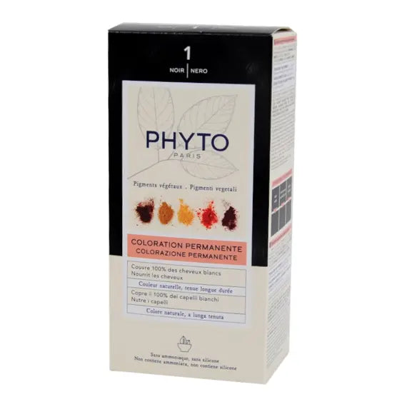 Phyto Phytocolor Kit Colorazione Permanente per Capelli 1 Nero | Acquista Online su Farmaclick