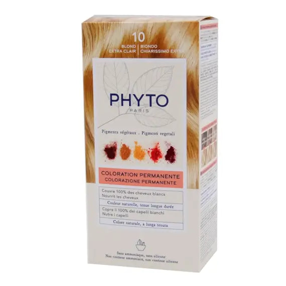 Phyto Phytocolor Kit Colorazione Permanente per Capelli 10 Biondo Chiarissimo Extra | Acquista Online su Farmaclick