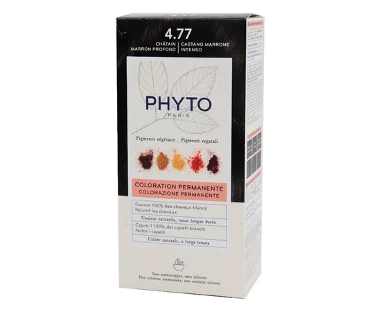 Phyto Phytocolor Kit Colorazione Permanente Per Capelli 4.77 Castano Marrone Intenso