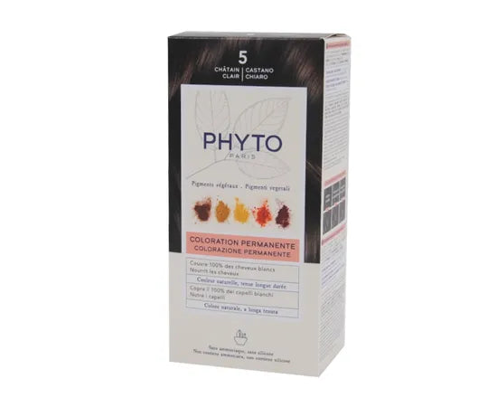 Phyto Phytocolor Kit Colorazione Permanente Per Capelli 5 Castano Chiaro