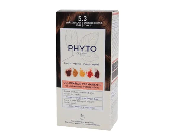 Phyto Phytocolor Kit Colorazione Permanente Per Capelli 5.3 Castano Chiaro Dorato
