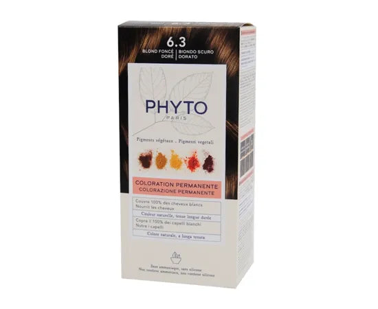Phyto Phytocolor Kit Colorazione Permanente Per Capelli 6.3 Biondo Scuro Dorato