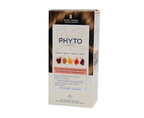 Phyto Phytocolor Kit Colorazione Permanente Per Capelli 8 Biondo Chiaro