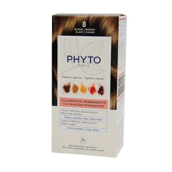 Phyto Phytocolor Kit Colorazione Permanente per Capelli 8 Biondo Chiaro | Acquista Online su Farmaclick