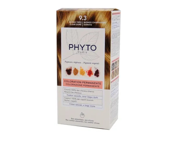 Phyto Phytocolor Kit Colorazione Permanente Per Capelli 9.3 Biondo Chiarissimo Dorato
