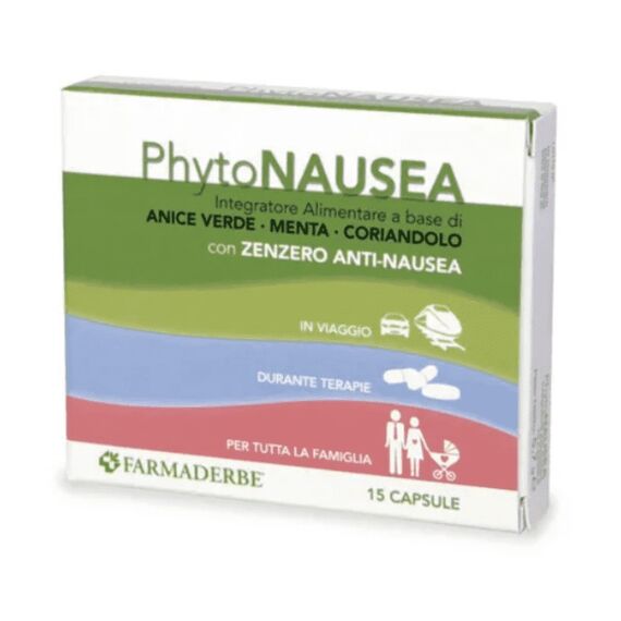 Farmaderbe Phyto Nausea 15 Capsule | Acquista Online su Farmaclick