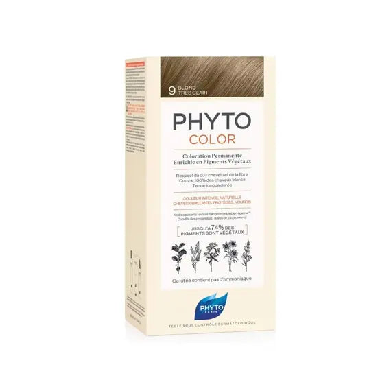 Phyto Phytocolor Kit Colorazione Permanente per Capelli 9 Biondo Chiarissimo | Acquista Online su Farmaclick