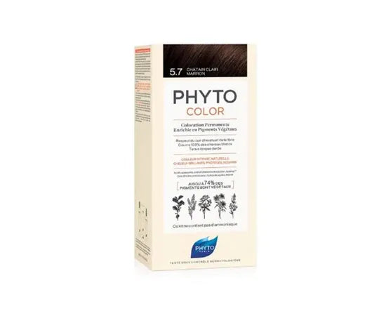 Phytocolor Permanente Haarfarbe 5.7 Helles Tabakbraun