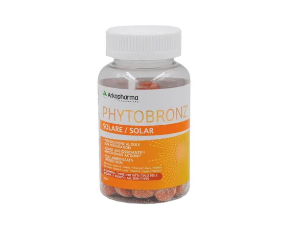 Arkopharma Phytobronz Solare Integratore Abbronzatura 60 Gommose