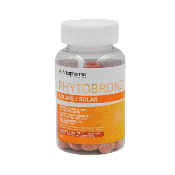 Arkopharma Phytobronz Solare Integratore Abbronzatura 60 Gommose | Acquista Online su Farmaclick