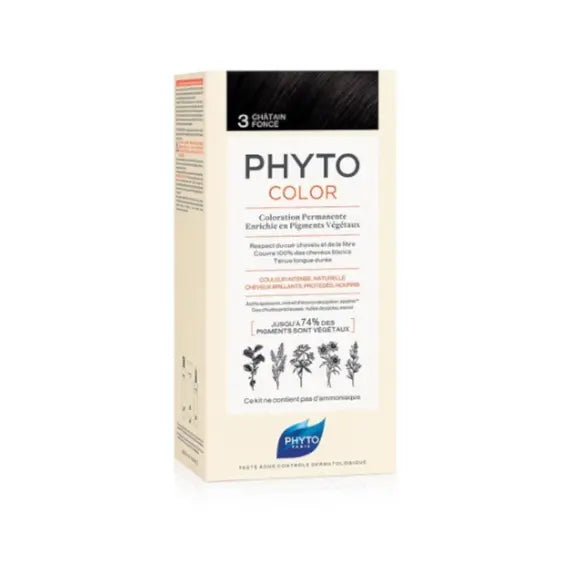 Phyto Phytocolor Kit Colorazione Permanente per Capelli 3 Castano Scuro | Acquista Online su Farmaclick