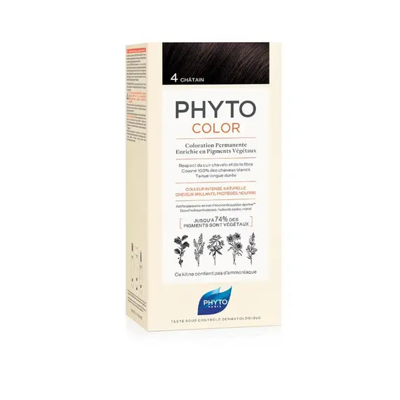 Phyto Phytocolor Kit Colorazione Permanente per Capelli 4 Castano | Acquista Online su Farmaclick