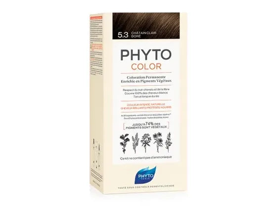 Phytocolor Permanente Haarfarbe 5.3 Hellbraun Gold