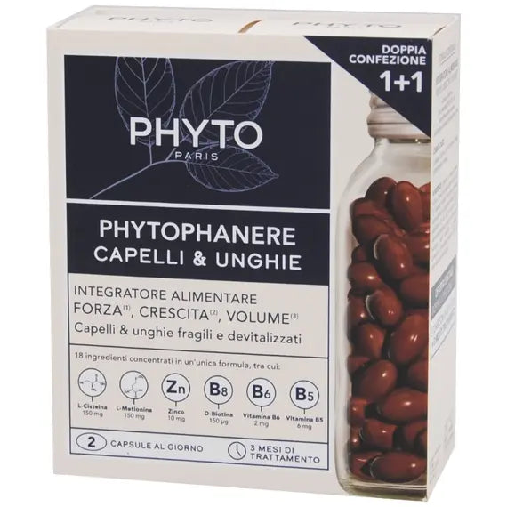 Phyto Paris Phytophanere Integratore Alimentare Capelli/unghie 90+90 Capsule | Acquista Online su Farmaclick