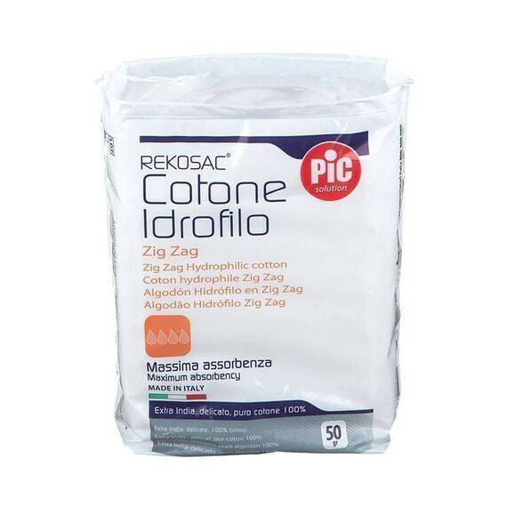 Pic Solutioin Rekosac Cotone Idrofilo Zig Zag 50 G | Acquista Online su Farmaclick