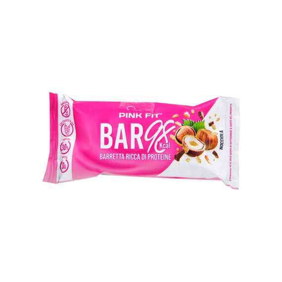Proaction Pink Fit Bar 98 Kcal Barretta Ricca di Proteine Gusto Nocciola 30 G | Acquista Online su Farmaclick