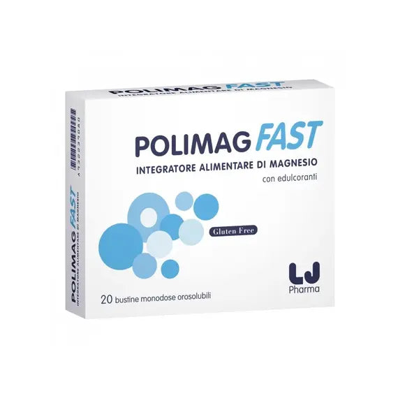 Polimag Fast Integratore Alimentare di Magnesio 20 Bustine Orosolubili | Acquista Online su Farmaclick