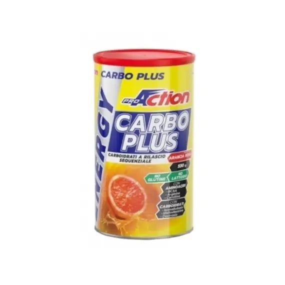 Proaction Carbo Plus Integratore Proenergetico Completo Gusto Arancia Rossa 530 G | Acquista Online su Farmaclick