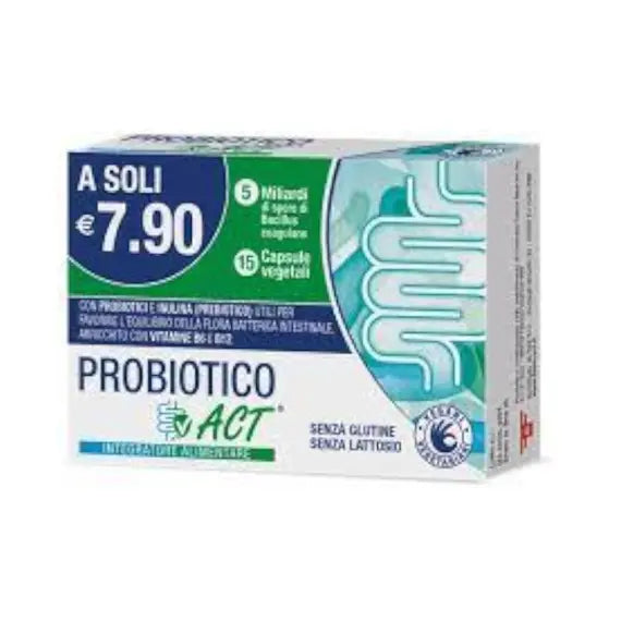 Probiotico Act 15 Capsule Vegetali | Acquista Online su Farmaclick