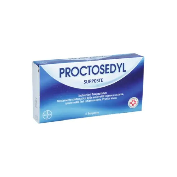 Proctosedyl 6 Supposte 5 Mg + 50 Mg + 10 Mg + 0,1 Mg | Acquista Online su Farmaclick
