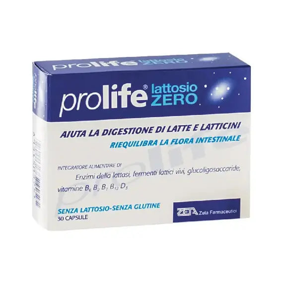 Prolife Lattosio Zero Zeta 30 Capsule | Acquista Online su Farmaclick