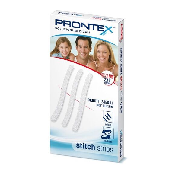 Prontex Stitch Strips 6x75 10 Pezzi | Acquista Online su Farmaclick