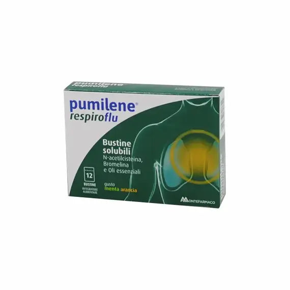 Pulmilene Respiroflu Integratore Alimentare per le Vie Respiratorie 10 Bustine | Acquista Online su Farmaclick