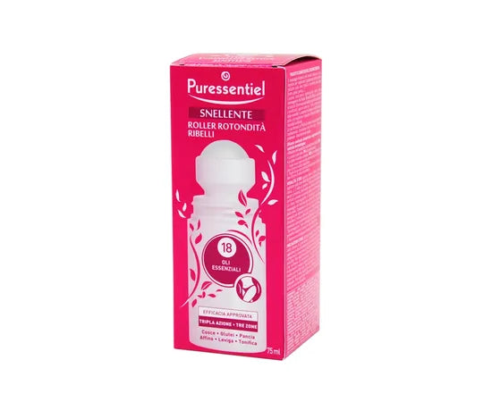 Puressentiel Hartnäckige Rundungen 18 Ätherische Öle Roll On 75 ml