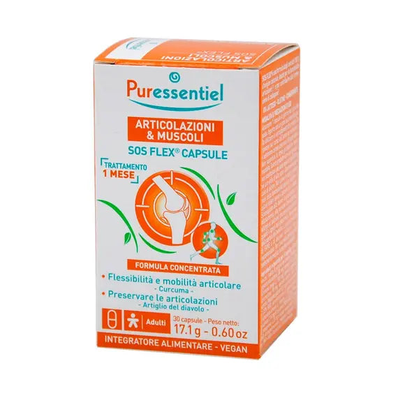 Puressentiel Articolazioni e Muscoli Sos Flex 30 Capsule | Acquista Online su Farmaclick