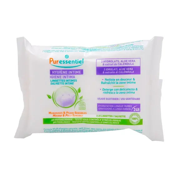 Puressentiel Igiene Intima 25 Salviette Rinfrescanti e Detergenti | Acquista Online su Farmaclick