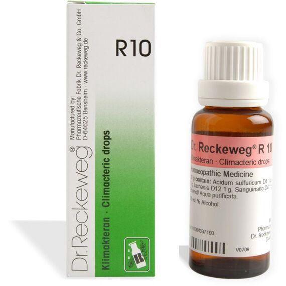 Dr Reckeweg R10 Gocce per i Disturbi della Menopausa 22 Ml | Acquista Online su Farmaclick