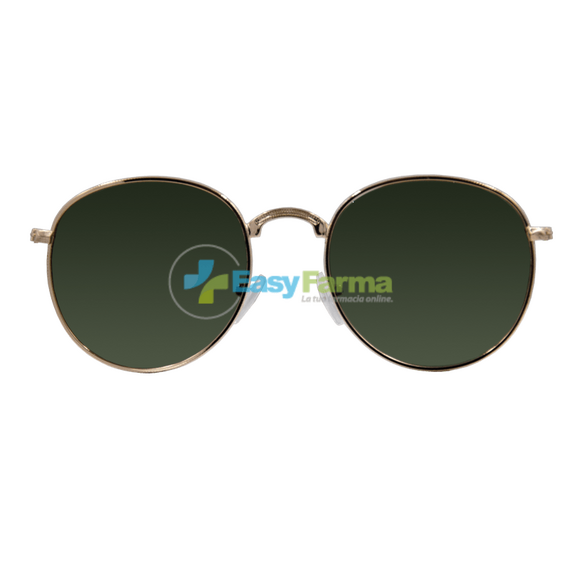 Contacta Rebel Occhiale da Sole Colore Oro con Lente Verde | Acquista Online su Farmaclick