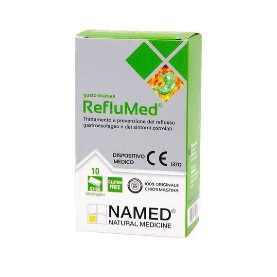 Reflumed per il Reflusso Gastroesofageo 10 Stick Pack Gusto Ananas | Acquista Online su Farmaclick