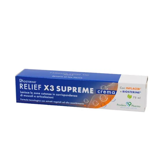 Biosterine Relief X3 Supreme Crema 75 Ml | Acquista Online su Farmaclick