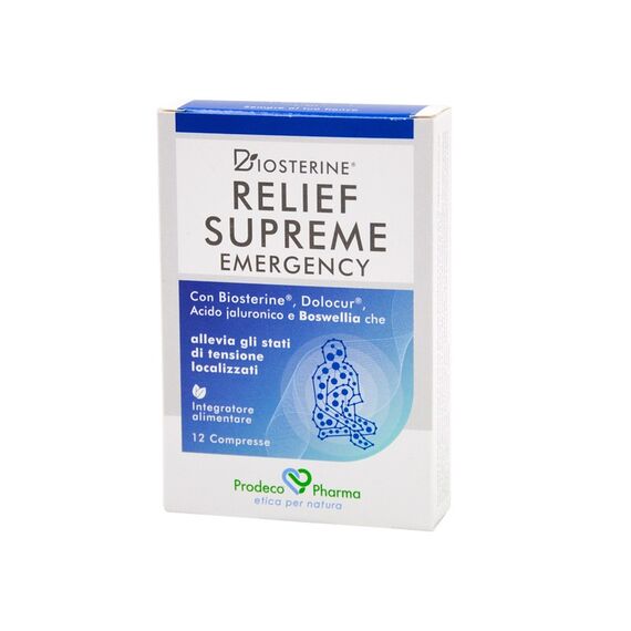 Biosterine Relief Supreme Emergency 12 Compresse | Acquista Online su Farmaclick