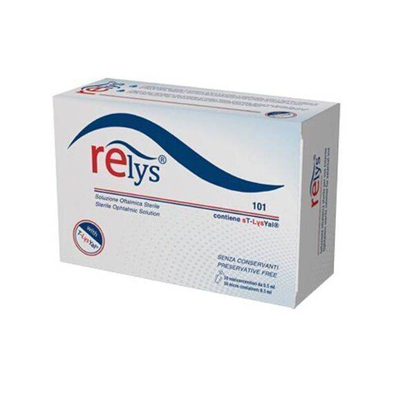 Relys Monodose Soluzione Oftalmica 15 Minicontenitori da 0,5ml Senza Conservanti | Acquista Online su Farmaclick