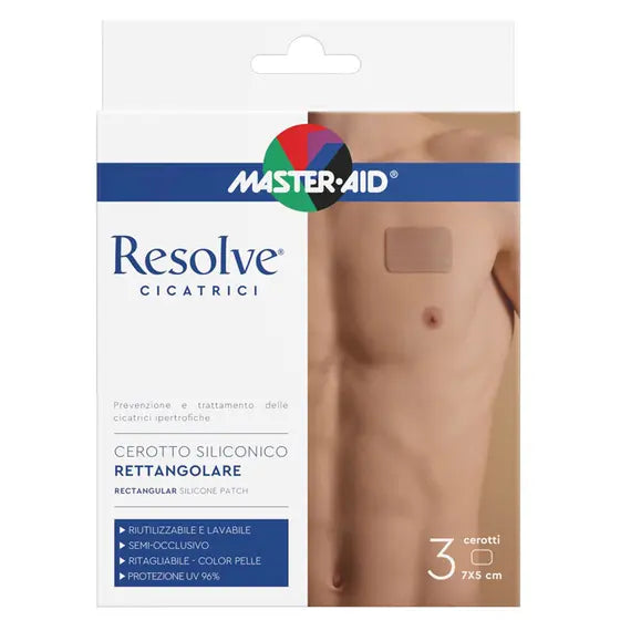 Master Aid Resolve Cicatrici Cerotto Rettangolare 3 da 7 per 5 Cm | Acquista Online su Farmaclick