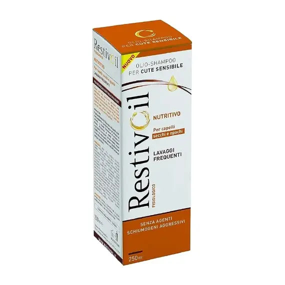 Restivoil Fisiologico Olio Shampoo per Cute Sensibile Nutritivo per Capelli Secchi e Opachi 250 Ml | Acquista Online su Farmaclick