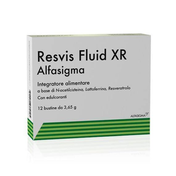 Resvis Fluid Xr Integratore Fluidificante Antiossidante 12 Bustine | Acquista Online su Farmaclick