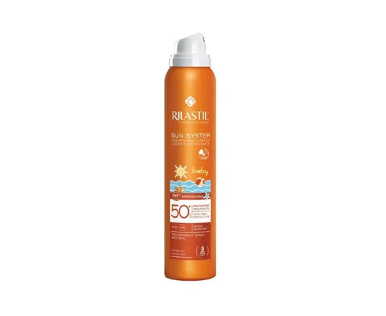 Rilastil Sun System Baby LSF 50 Sehr hoher Schutz Transparentes Spray 200 ml