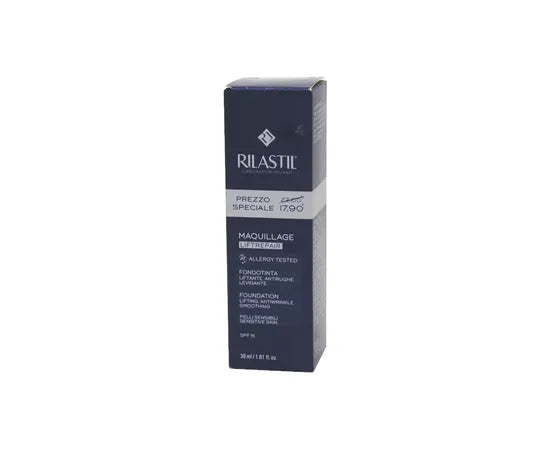 Rilastil Maquillage Liftrepair Fondotinta Liftante Antirughe Spf 15 Colore 10 Porcelain 30 Ml