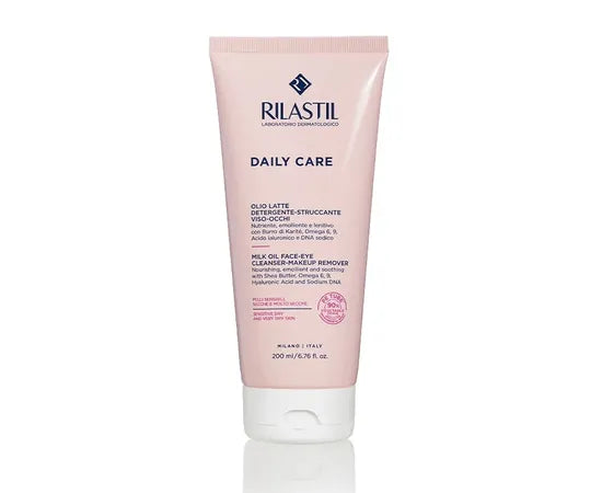 Rilastil Daily Care Olio Latte Detergente - Struccante Viso E Occhi 200 Ml