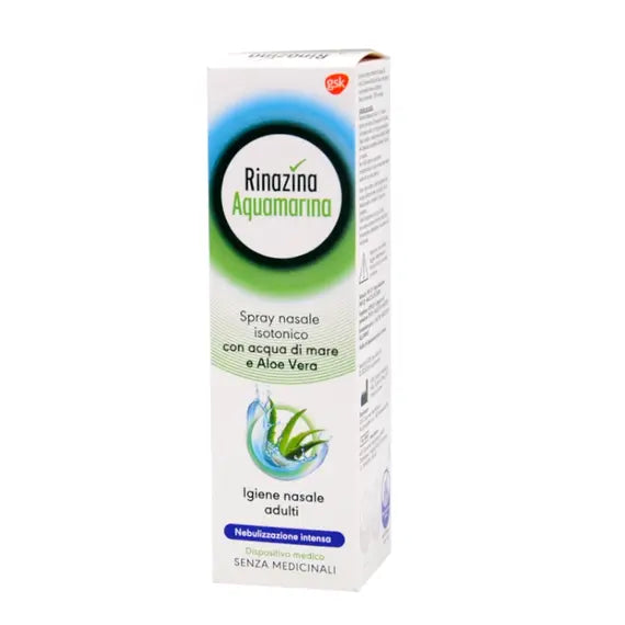 Rinazina Aquamarina Spray Nasale Isotonico Adulti 100 Ml | Acquista Online su Farmaclick