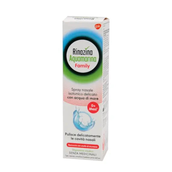 Rinazina Aquamarina Spray Nasale Isotonico Family 100 Ml | Acquista Online su Farmaclick