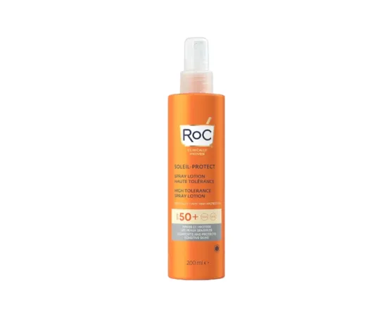 Roc Soleil Protect Sonnenschutz Spray Körperlotion LSF 50+ Hohe Verträglichkeit 200ml