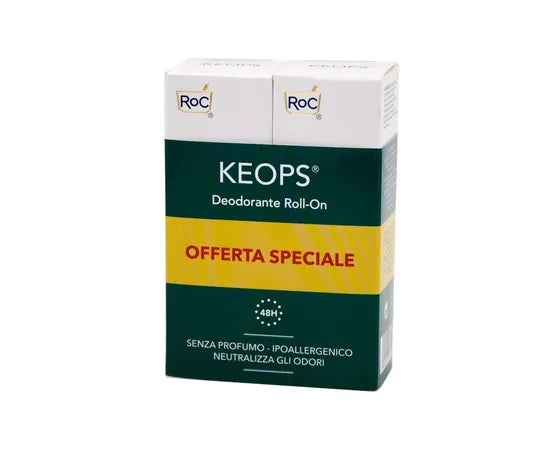 Roc Keops Deodorant Roll-on Hypoallergen Sonderangebot 30ml x 2