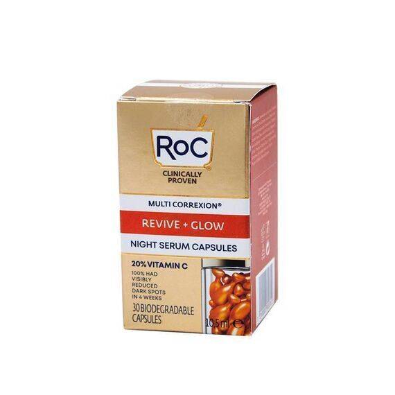 Roc Multi Correxion Revive + Glow Siero Notte in Capsule 30 Capsule | Acquista Online su Farmaclick